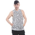 Neon Geometric Pattern Design 2 Men s Sleeveless Hoodie View1