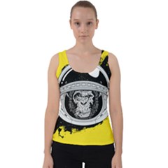 Spacemonkey Velvet Tank Top by goljakoff