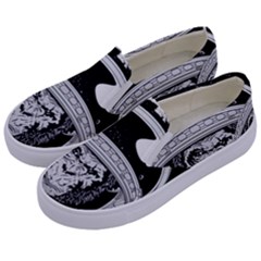 Spacemonkey Kids  Canvas Slip Ons by goljakoff