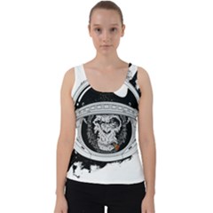 Spacemonkey Velvet Tank Top by goljakoff