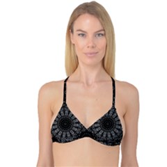 Gothic Mandala Reversible Tri Bikini Top by MRNStudios