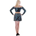 Sputnik Off Shoulder Top with Mini Skirt Set View2