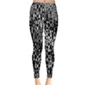 Black And White Modern Abstract Design Inside Out Leggings View1