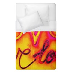  Graffiti Love Duvet Cover (single Size) by essentialimage365