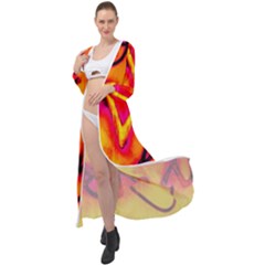  Graffiti Love Maxi Chiffon Beach Wrap by essentialimage365