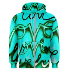  Graffiti Love Men s Zipper Hoodie by essentialimage365