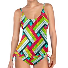 Pop Art Mosaic Tankini Set by essentialimage365