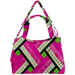 Pop Art Mosaic Double Compartment Shoulder Bag by essentialimage365