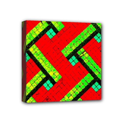 Pop Art Mosaic Mini Canvas 4  X 4  (stretched) by essentialimage365