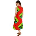 Pop Art Mosaic Summer Maxi Dress View2