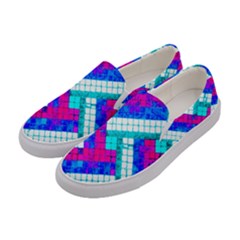 Pop Art Mosaic Women s Canvas Slip Ons by essentialimage365