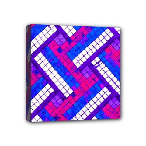 Pop Art Mosaic Mini Canvas 4  X 4  (stretched) by essentialimage365