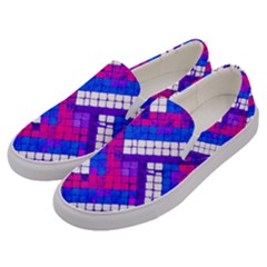 Pop Art Mosaic Men s Canvas Slip Ons by essentialimage365