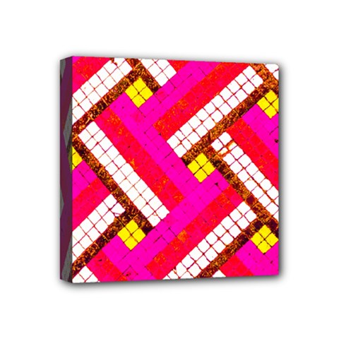 Pop Art Mosaic Mini Canvas 4  X 4  (stretched) by essentialimage365