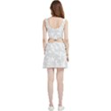 Rose White Velvet Cutout Dress View2