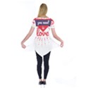 all you need is love Short Sleeve Tunic  View2