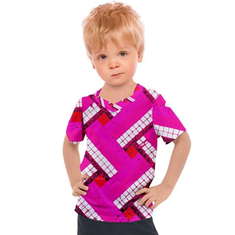 Pop Art Mosaic Kids  Sports Tee by essentialimage365