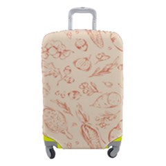 Thanksgiving Flowers And Gifts Pattern Luggage Cover (small) by DinzDas