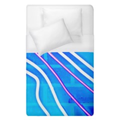 Pop Art Neon Wall Duvet Cover (single Size) by essentialimage365