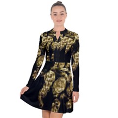 Bud Gilt  Long Sleeve Panel Dress by MRNStudios