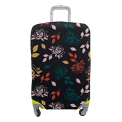 Rose Floral Luggage Cover (small) by tmsartbazaar