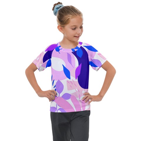 Aquatic Surface Patterns-04 Kids  Mesh Piece Tee by Designops73