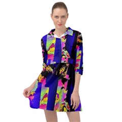 Neon Aggression Mini Skater Shirt Dress by MRNStudios