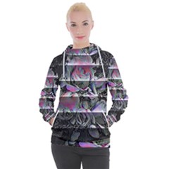 Techno Bouquet Women s Hooded Pullover by MRNStudios