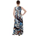 Rainbow Vortex Empire Waist Velour Maxi Dress View2