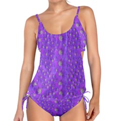 Paradise Flowers In A Peaceful Environment Of Floral Freedom Tankini Set by pepitasart