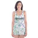 Splatter Abstract Bright Print Skater Dress Swimsuit View1