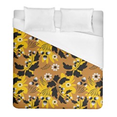 Folk Flowers Art Pattern  Duvet Cover (full/ Double Size) by Eskimos