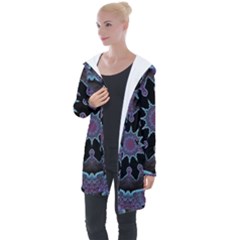 Framed Mandala Longline Hooded Cardigan by MRNStudios