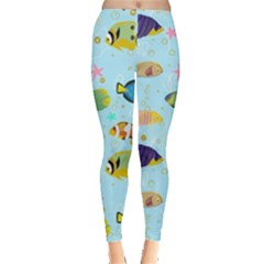 Underwater World Leggings  by SychEva