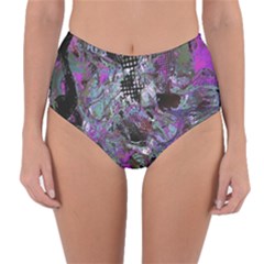 Lo-fi Hyperactivity Reversible High-waist Bikini Bottoms by MRNStudios