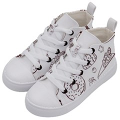 Desserts Kids  Mid-top Canvas Sneakers by snackkingdom