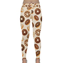 Chocolate Donut Love Classic Yoga Leggings by designsbymallika