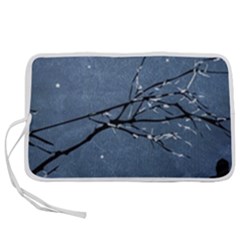 Full Moon Landscape Scene Illustration Pen Storage Case (m) by dflcprintsclothing