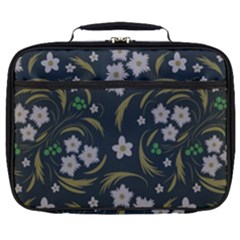 Folk Flowers Pattern Floral Surface Design Full Print Lunch Bag by Eskimos