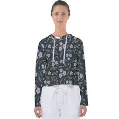 Folk Flowers Pattern Floral Surface Design Women s Slouchy Sweat by Eskimos