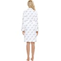 Stylized Bird Cartoon Drawing Pattern Robe View4