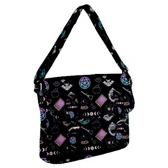 Witch Goth Pastel Pattern Buckle Messenger Bag by NerdySparkleGoth