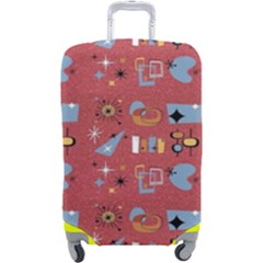 50s Small Print Luggage Cover (large) by NerdySparkleGoth