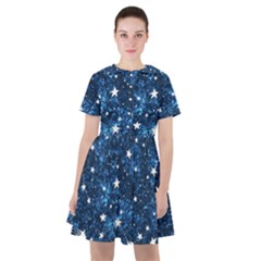 Dark Blue Stars Sailor Dress by AnkouArts