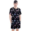 Small Witch Goth Pastel Print Men s Mesh Tee and Shorts Set View1