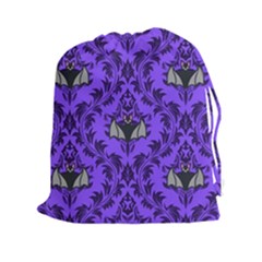 Friggin Bats Pattern Drawstring Pouch (2xl) by NerdySparkleGoth