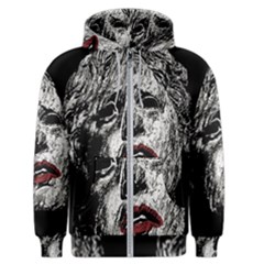 Creepy Head Sculpture Artwork Men s Zipper Hoodie by dflcprintsclothing