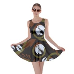 Folk Flowers Pattern Floral Surface Design Skater Dress by Eskimos