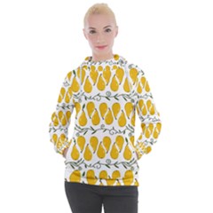 Juicy Yellow Pear Women s Hooded Pullover by SychEva