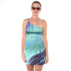 Fraction Space 2 One Soulder Bodycon Dress by PatternFactory